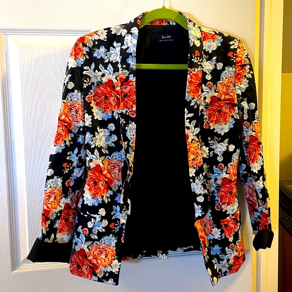 Bardot floral blazer